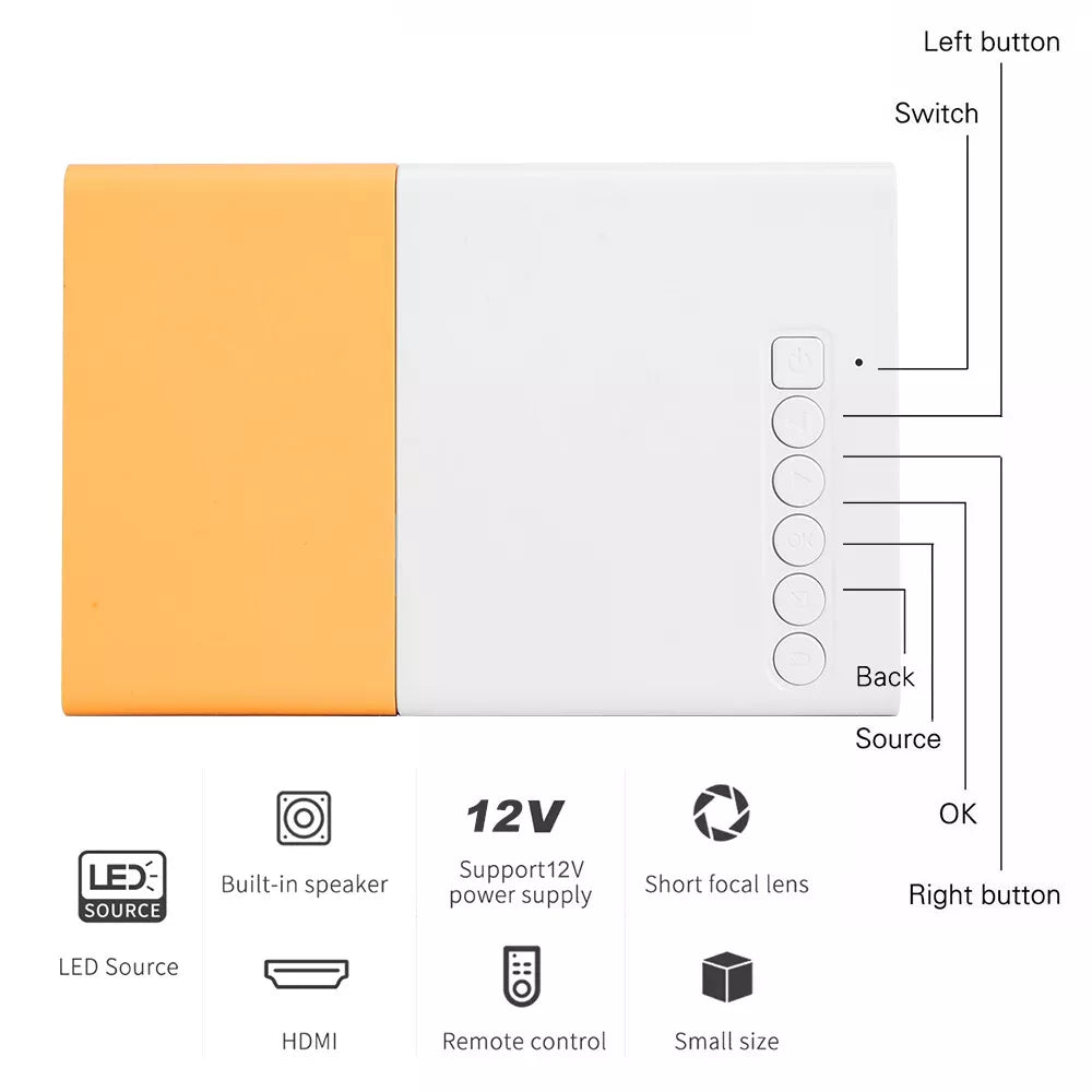 Play On The Go: Mini Portable Projector