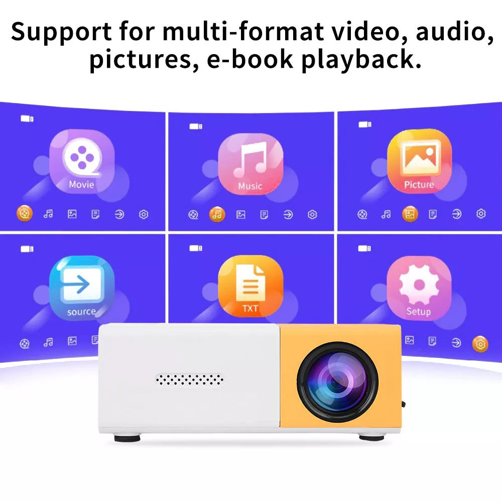 Play On The Go: Mini Portable Projector